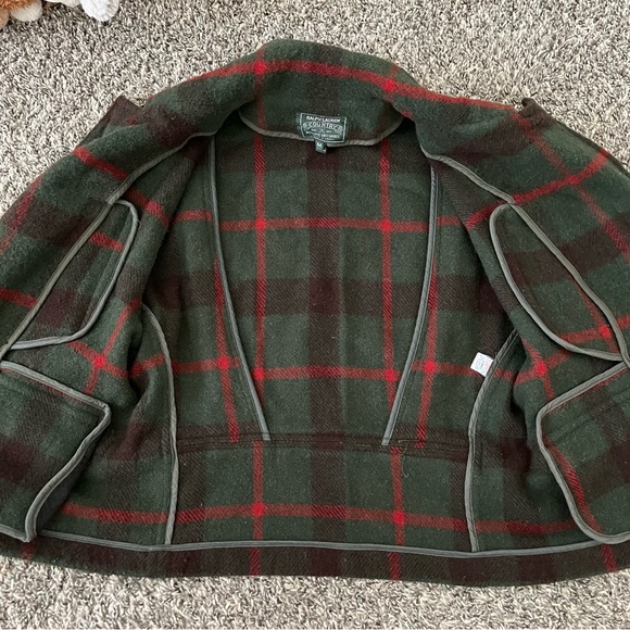 Vintage 90s Ralph Lauren Country wool plaid jacket - Picture 4 of 6